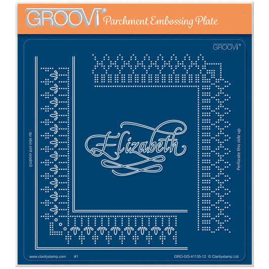 Queen Elizabeth Lace Duet A5 Square Groovi Piercing Grid (Straight)
