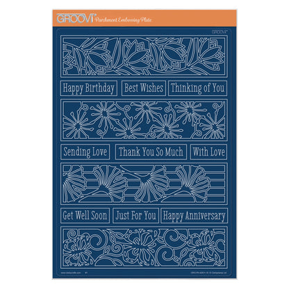 Bookmark Panels A4 Groovi Plate