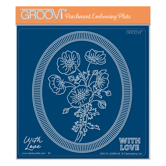 Poppy Posy Midi Groovi Plate