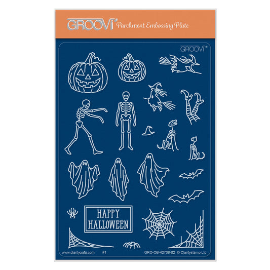 A Taste of Halloween A6 Groovi Plate