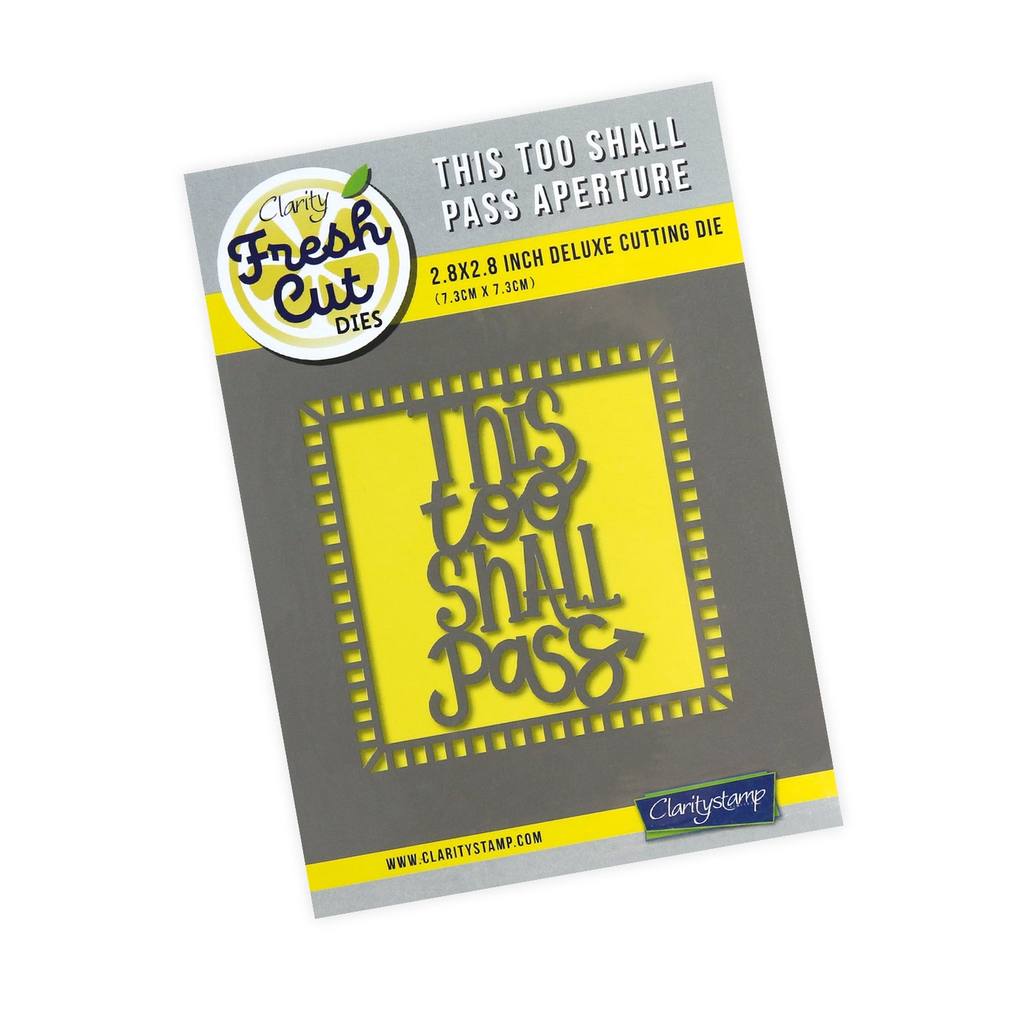 New Design Dies - 46 - This Too Shall Pass Aperture Die 2.8" x 2.8"