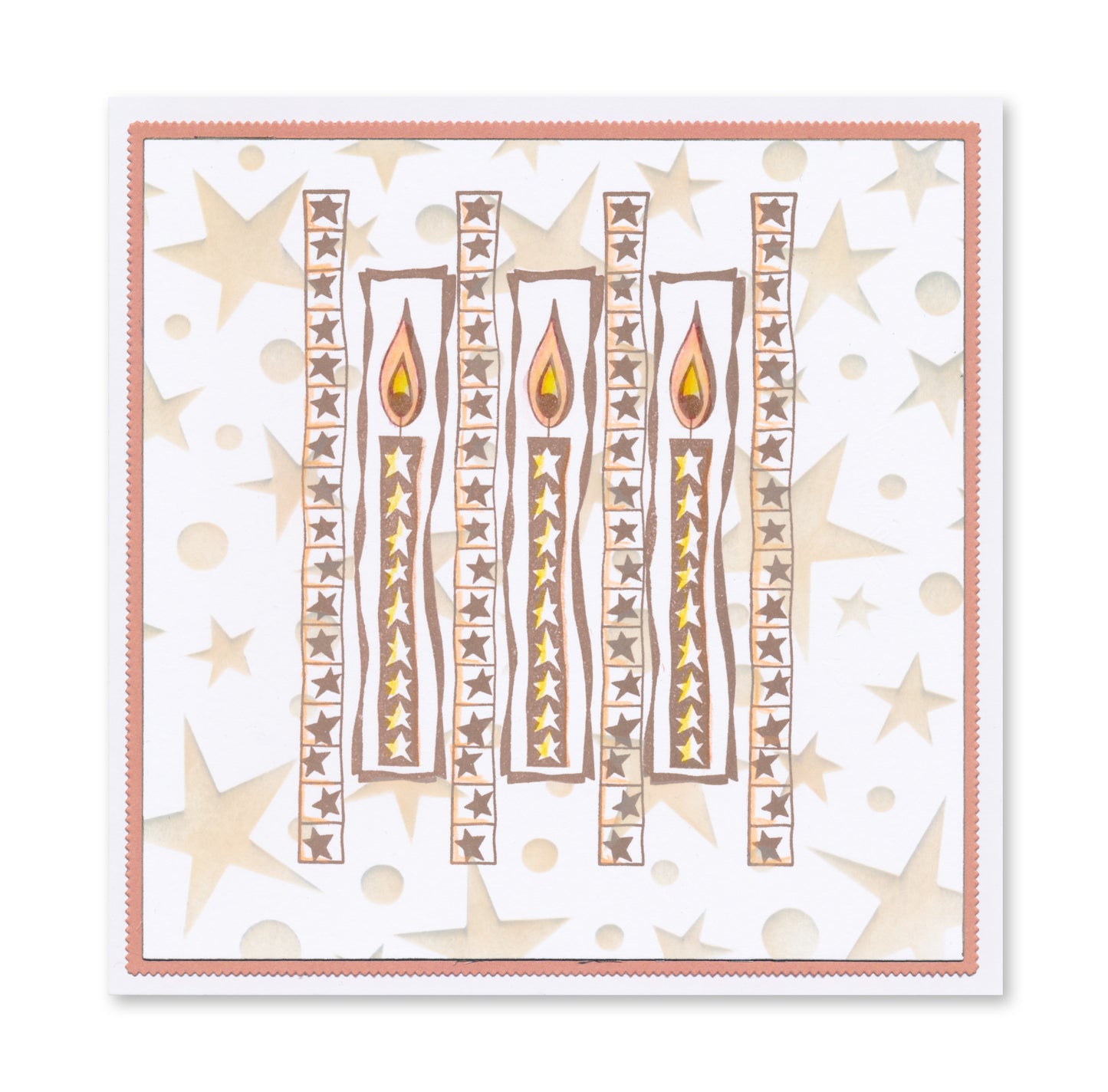 KISS by Clarity - Tina's Retro Stars A5 Stamp Set