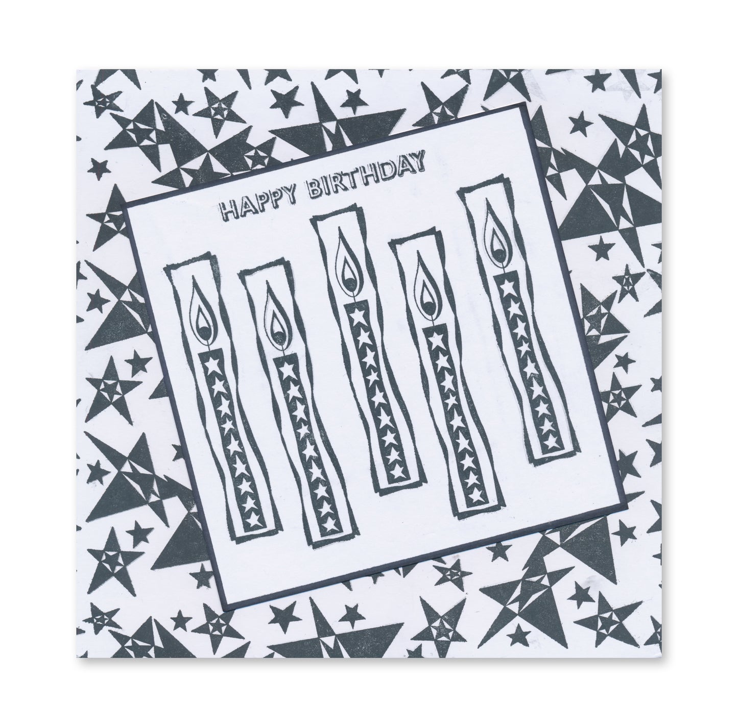 KISS by Clarity - Tina's Retro Stars A5 Stamp Set