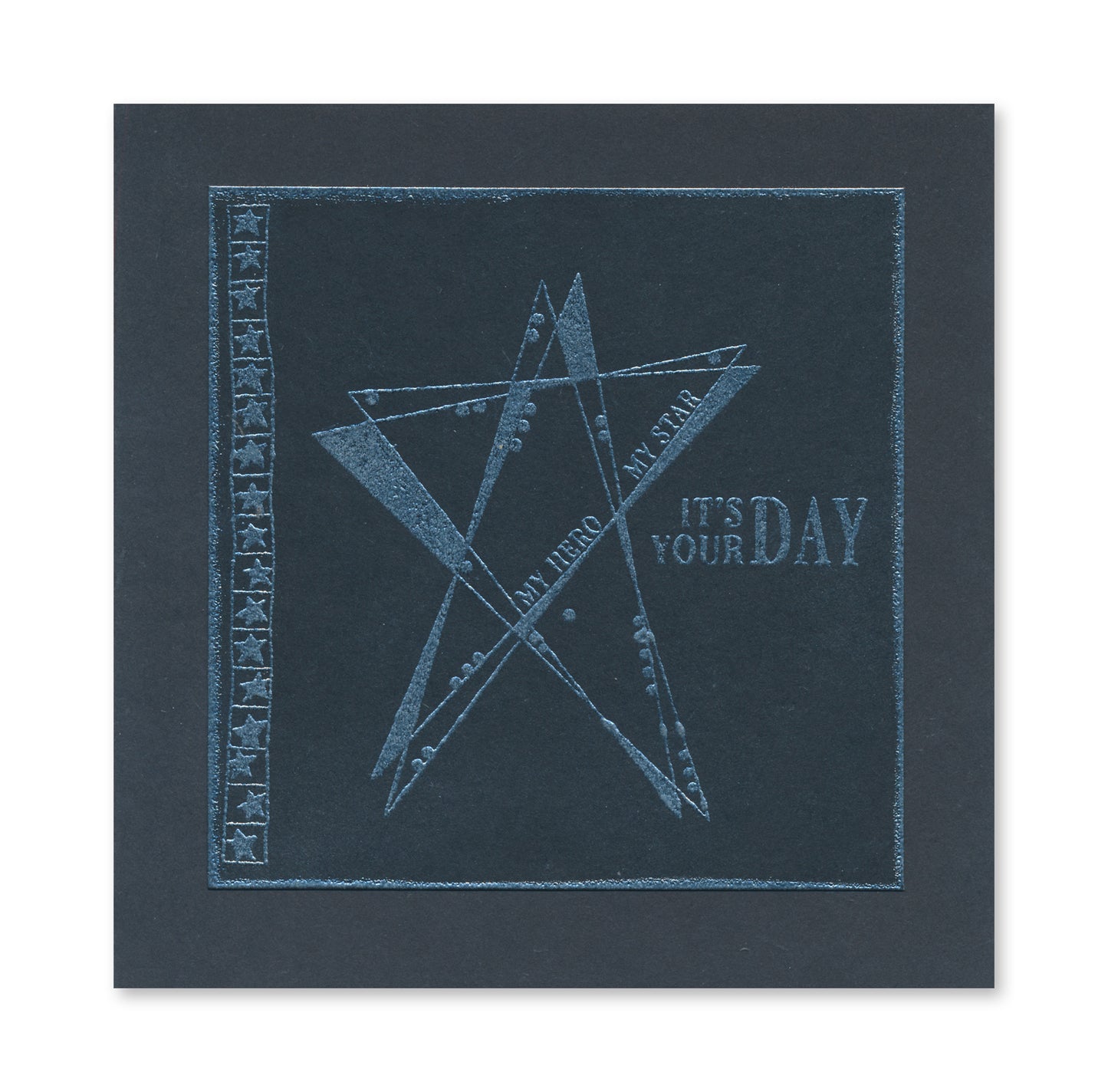 KISS by Clarity - Tina's Retro Set 2 - Bubbles, Stars & Triangles A5 Stamp Trio