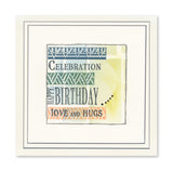 KISS by Clarity - Tina's Retro Triangles A5 Stamp Set