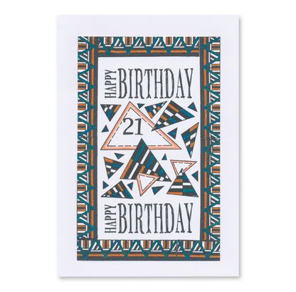 KISS by Clarity - Tina's Retro Set 2 - Bubbles, Stars & Triangles A5 Stamp Trio