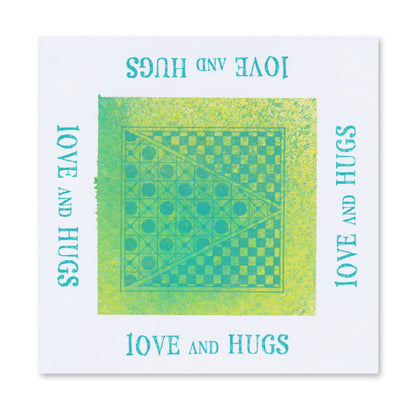 KISS by Clarity - Tina's Retro Set 2 - Bubbles, Stars & Triangles A5 Stamp Trio