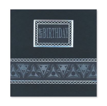 KISS by Clarity - Tina's Retro Triangles A5 Stamp Set