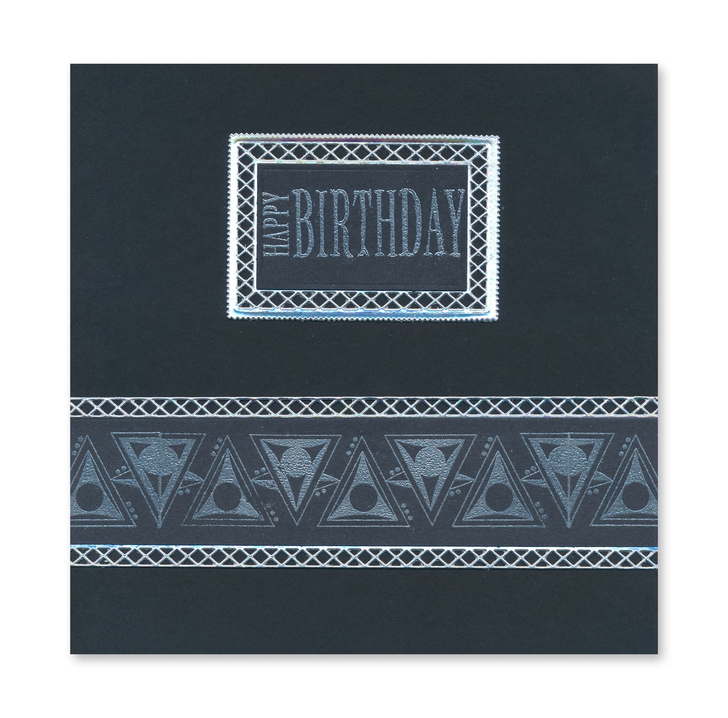 KISS by Clarity - Tina's Retro Set 2 - Bubbles, Stars & Triangles A5 Stamp Trio