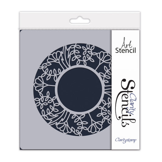 Prima Marketing Clear Plastic Stencil – 7 X 9 Inch Alpha Letters, Reusable Craft Stencil For Painting, DIY Projects