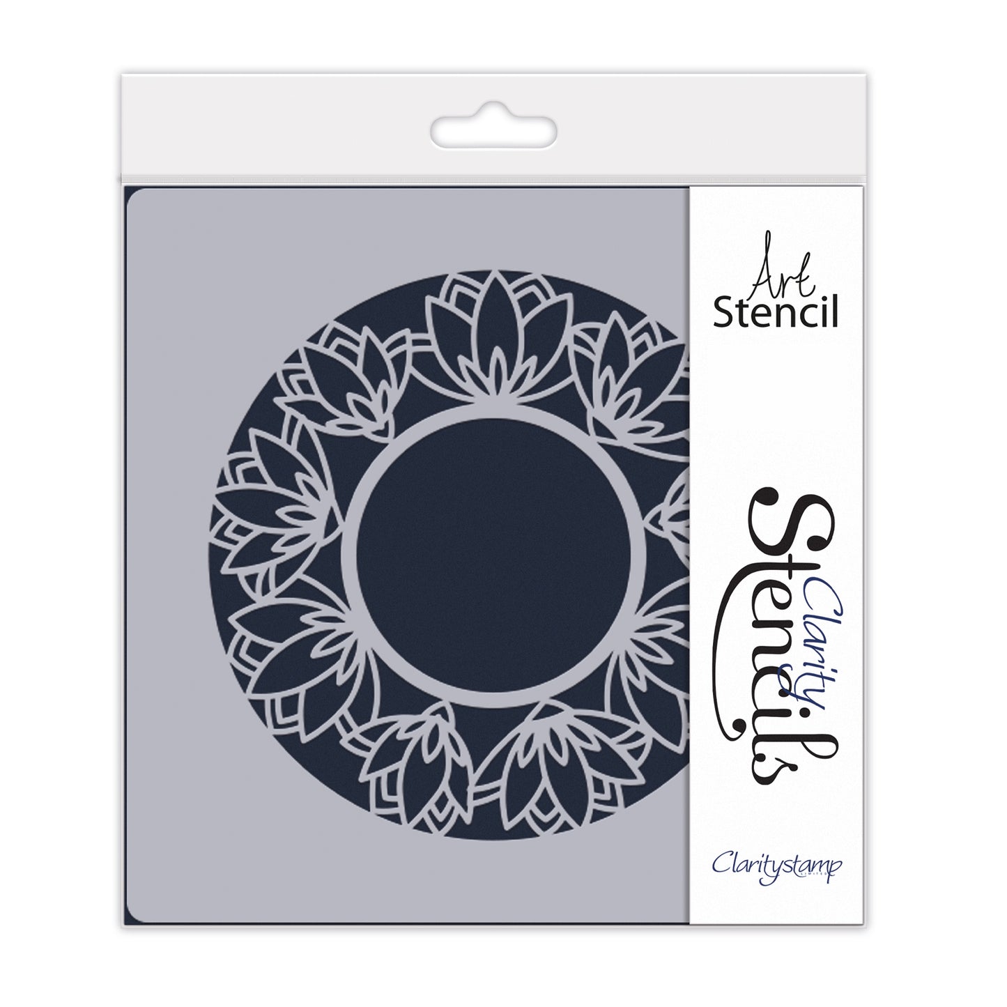 Barbara's SHAC Peace Circular Decorative Frame 7" x 7" Stencil