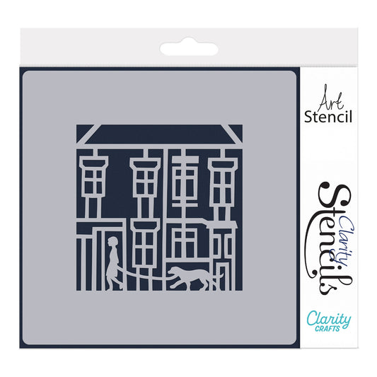 Best Friends for Life 7" x 7" Stencil