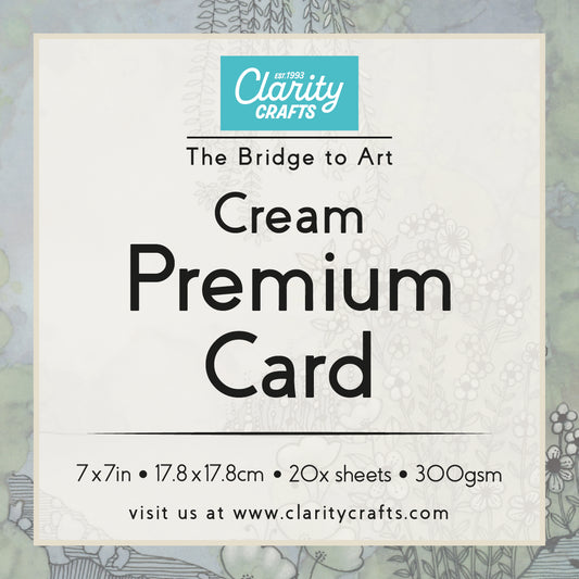 7" x 7" Cream Premium Card x20