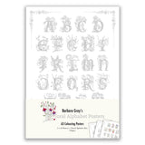 Barbara Gray's Floral Alphabet Posters - 3 x A3 + Floral Alphabet Key