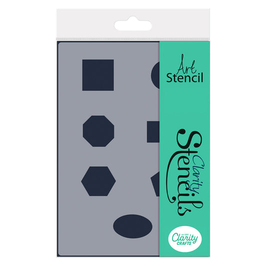 Tags & Frames Shapes A4 Stencil