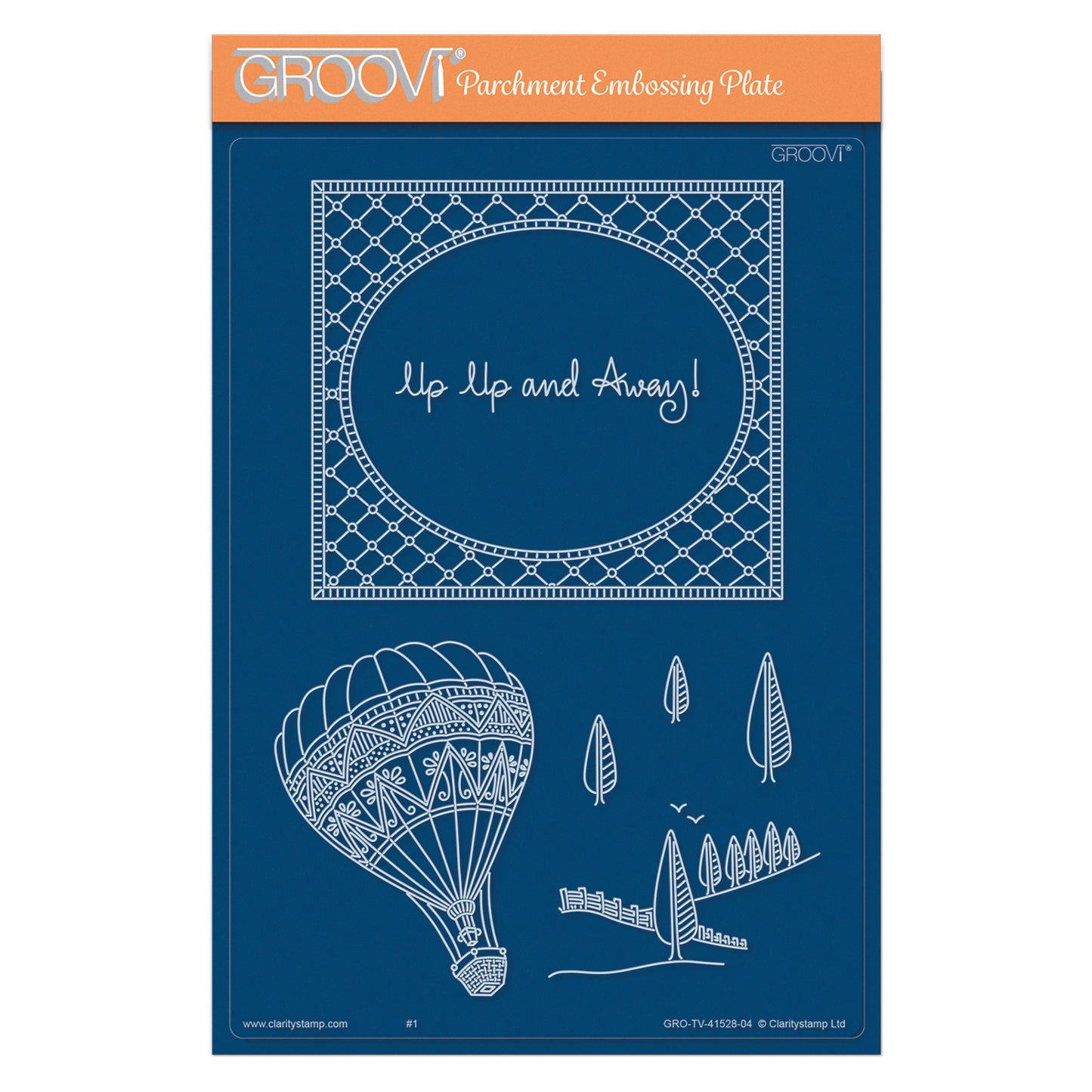 Barbara's SHAC Hot Air Balloon Doodle A5 Groovi Plate