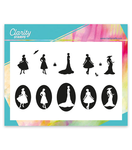 Tres Chic Ovals A5 Stamp Set