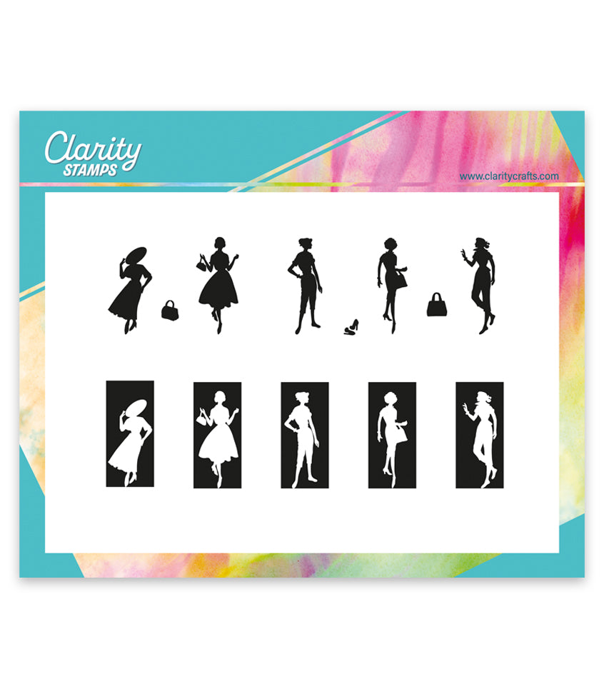 Catwalk Rectangles A5 Stamp Set