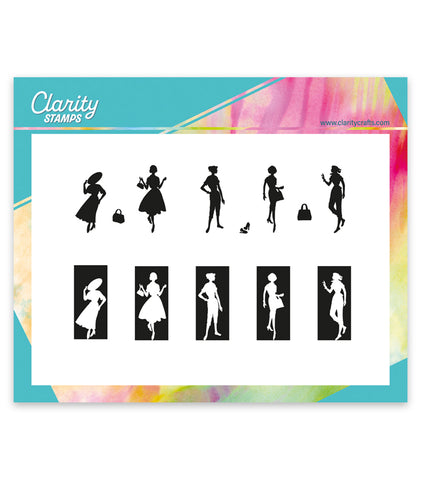 Catwalk Rectangles A5 Stamp Set