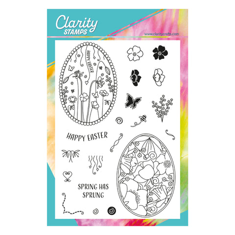 Easter Egg A5 Stamp & Mask Set