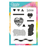 Love - Grunge Elements A5 Stamp Set