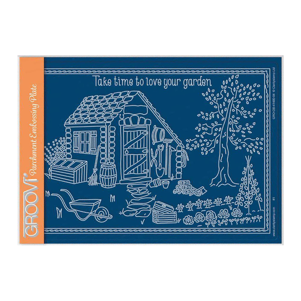 Linda's Garden Shed - In the Garden A5 Groovi Plate