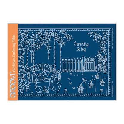 Linda's Garden Swing - In the Garden A5 Groovi Plate