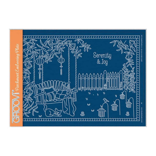 Linda's Garden Swing - In the Garden A5 Groovi Plate