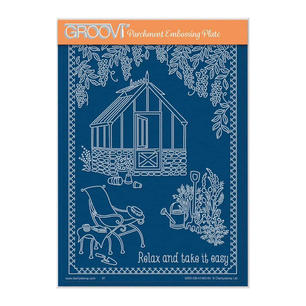 Linda's Greenhouse - In the Garden A5 Groovi Plate