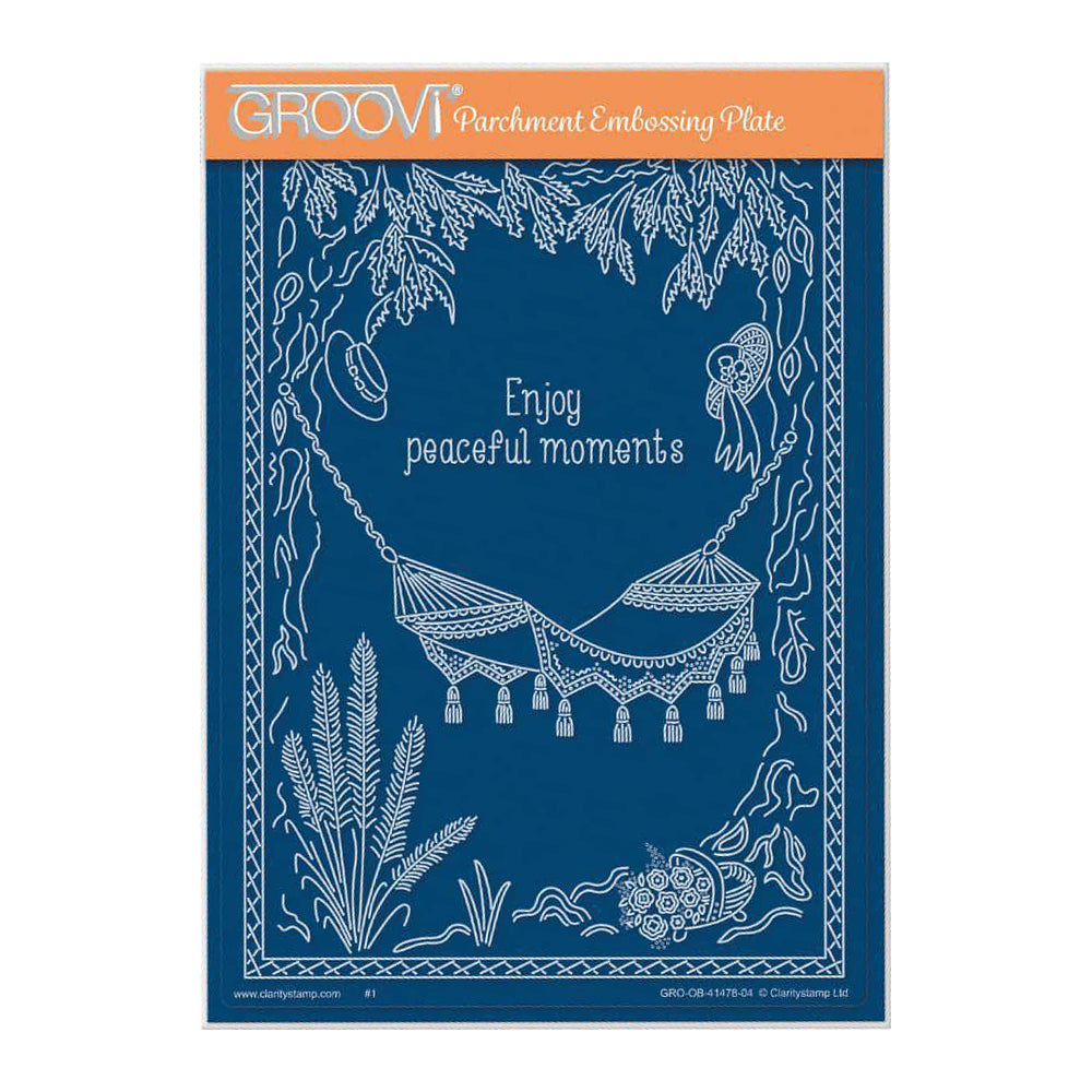 Linda's Hammock - In the Garden A5 Groovi Plate