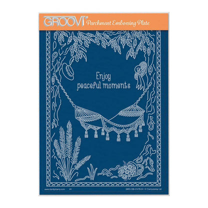 Linda's Hammock - In the Garden A5 Groovi Plate