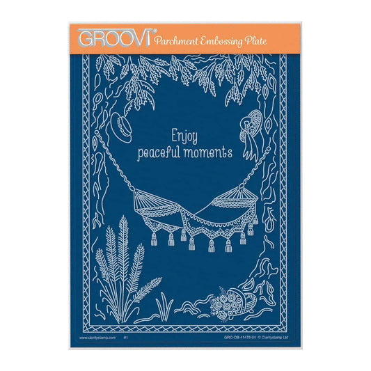 Linda's Hammock - In the Garden A5 Groovi Plate