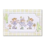 Sprite Mini Poppets A5 Stamp Set - Artwork by Martina Fedotova