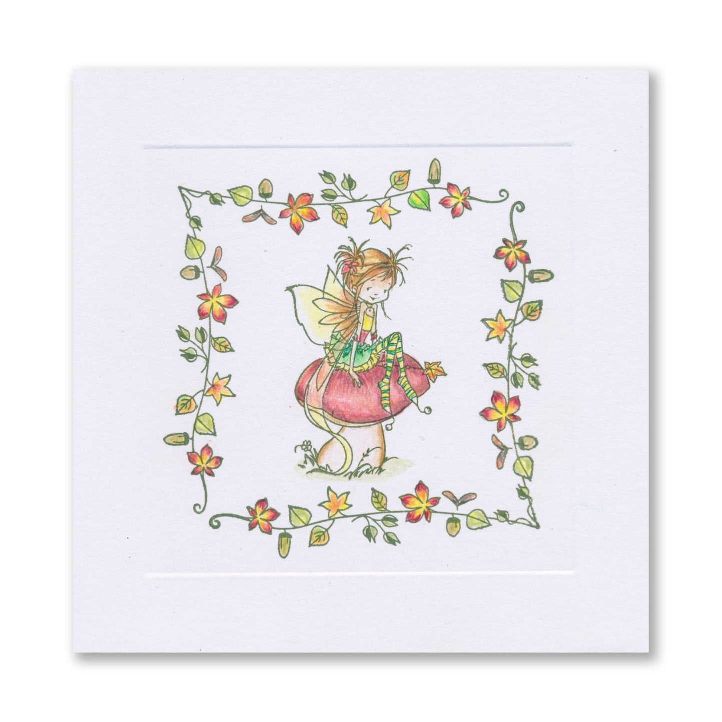 Sprite Mini Poppets - Mandy A7 Stamp - Artwork by Marina Fedotova