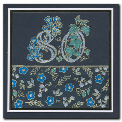 Butterfly Wreath A5 Square & A6 Square Stamp & Mask Collection