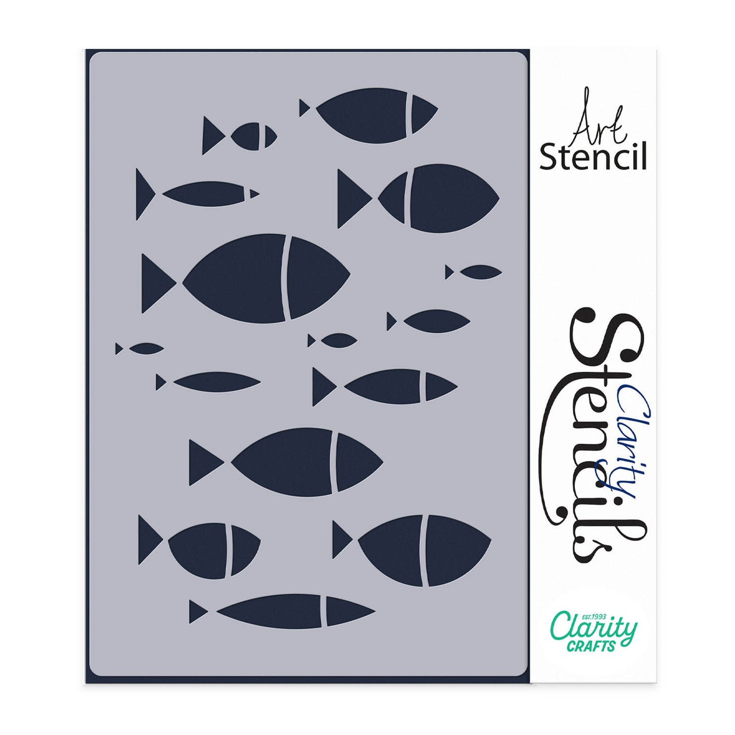 Shoal of Fish A5 Stencil