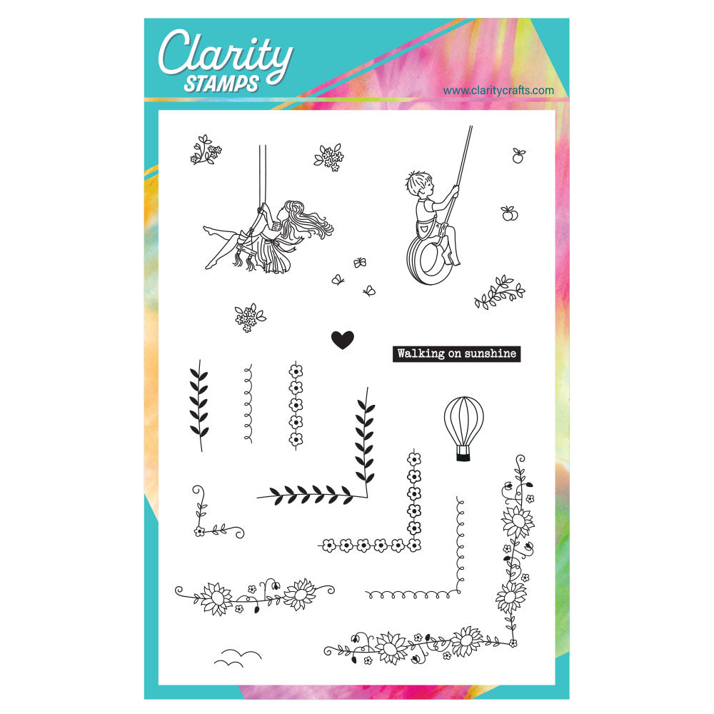 Linda's Bijou Children Through the Seasons - Summer A5 Stamp Set