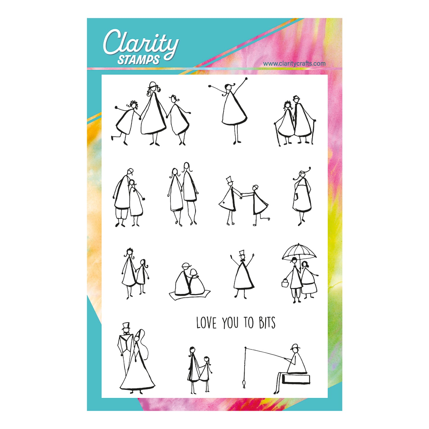 Barbara's Triangle People A5 Stamp Set