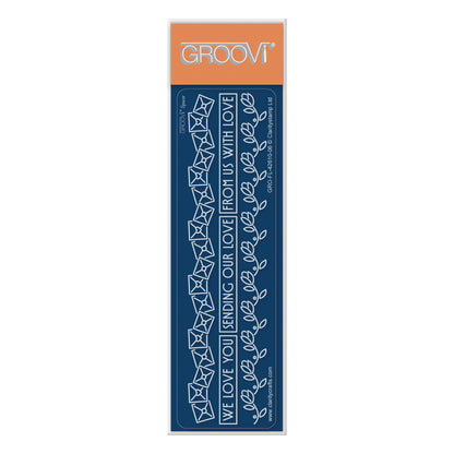 Barbara's Floral Hearts - We Love You Groovi Spacer Plate