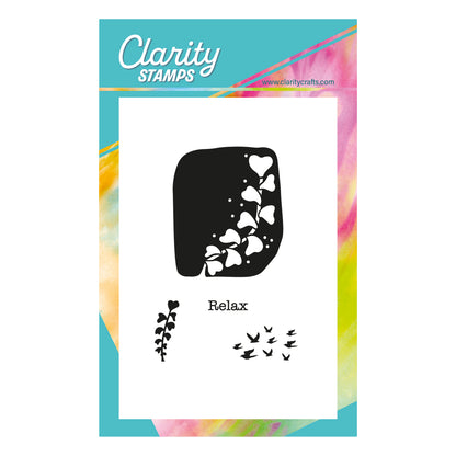 Barbara's Woodland Ivy Art Block A6 Square Stamp Set