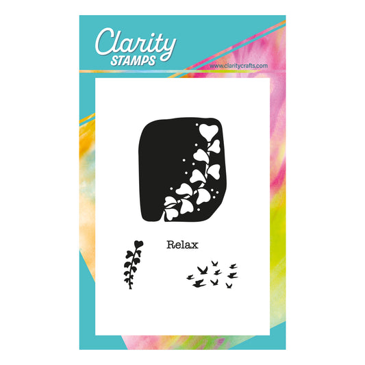 Barbara's Woodland Ivy Art Block A6 Square Stamp Set