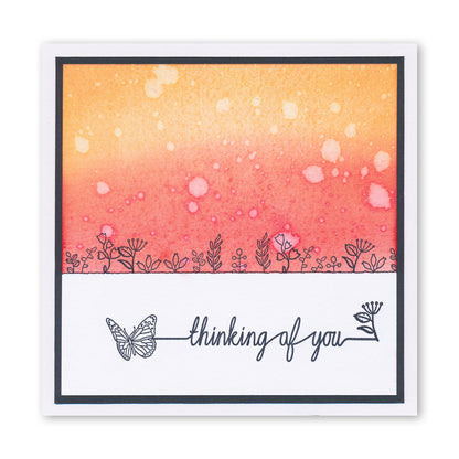 Butterfly Wreath A5 Square & A6 Square Stamp & Mask Collection