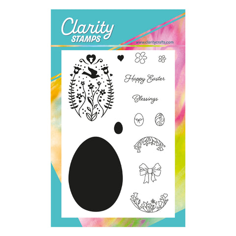 Easter Egg A6 Stamp & Mask Set