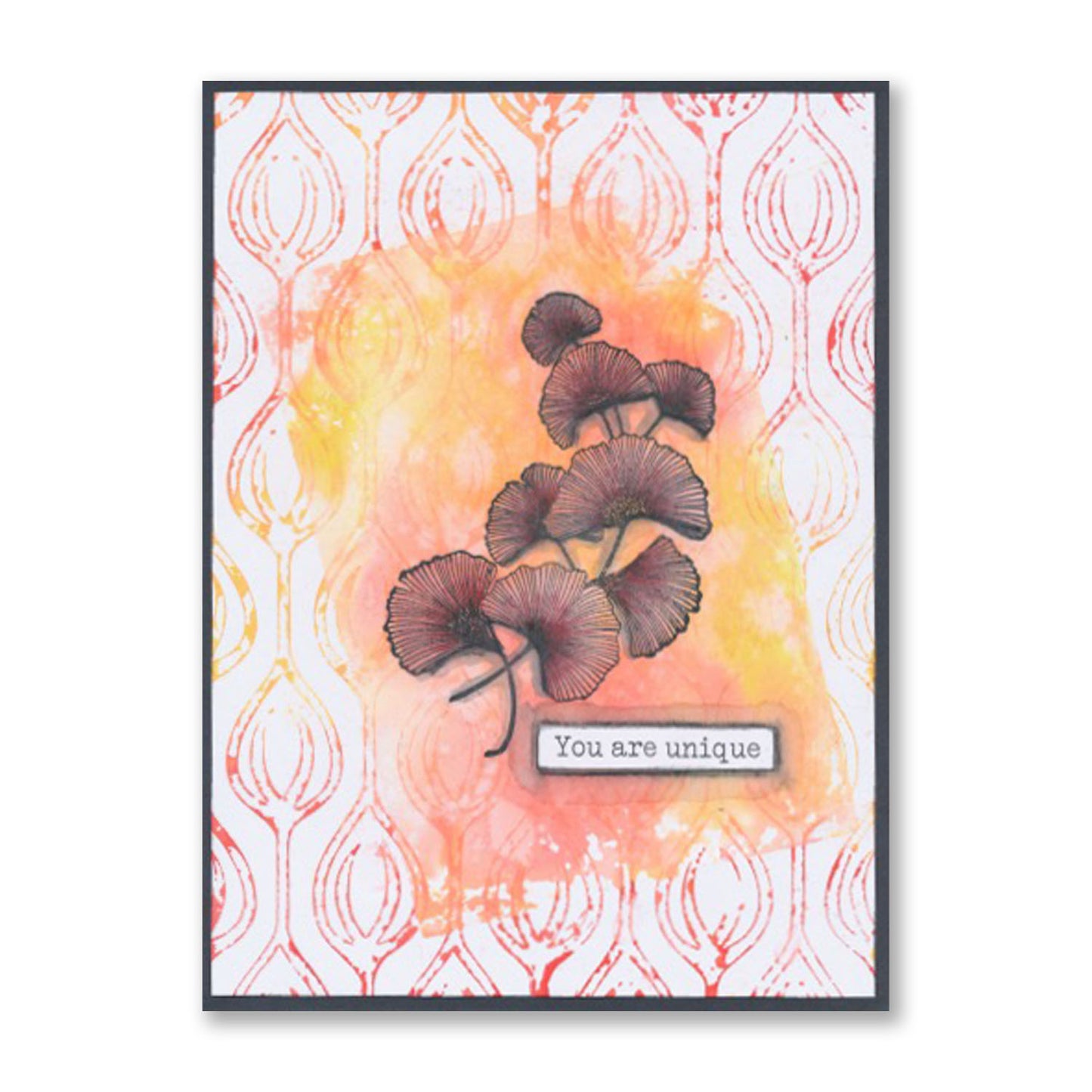 Barbara's Ginkgo Spray A6 Stamp Set