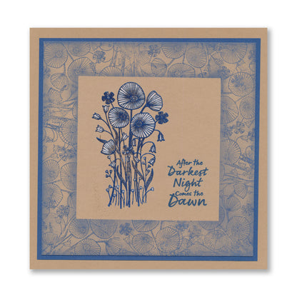 Floral Sprays A6 Stamp Collection