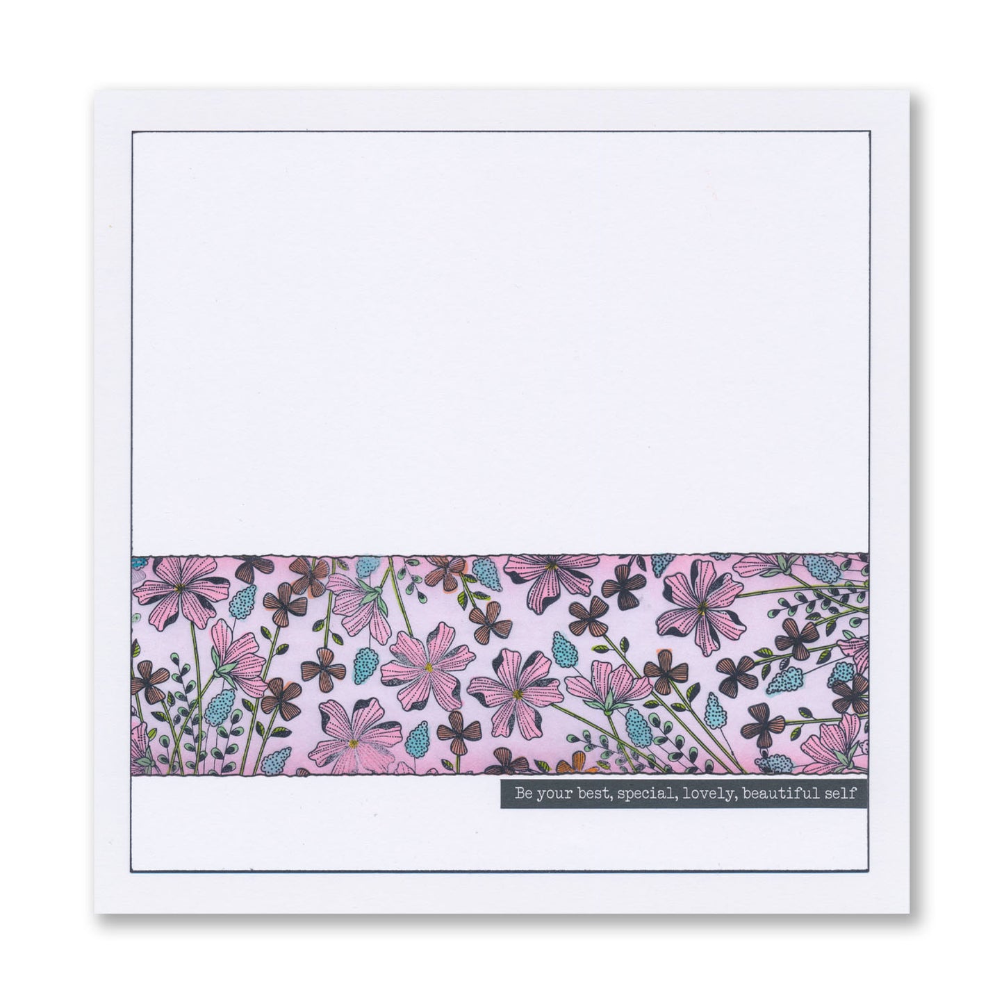 Tina's Meadow Flower Spray A6 Stamp Set