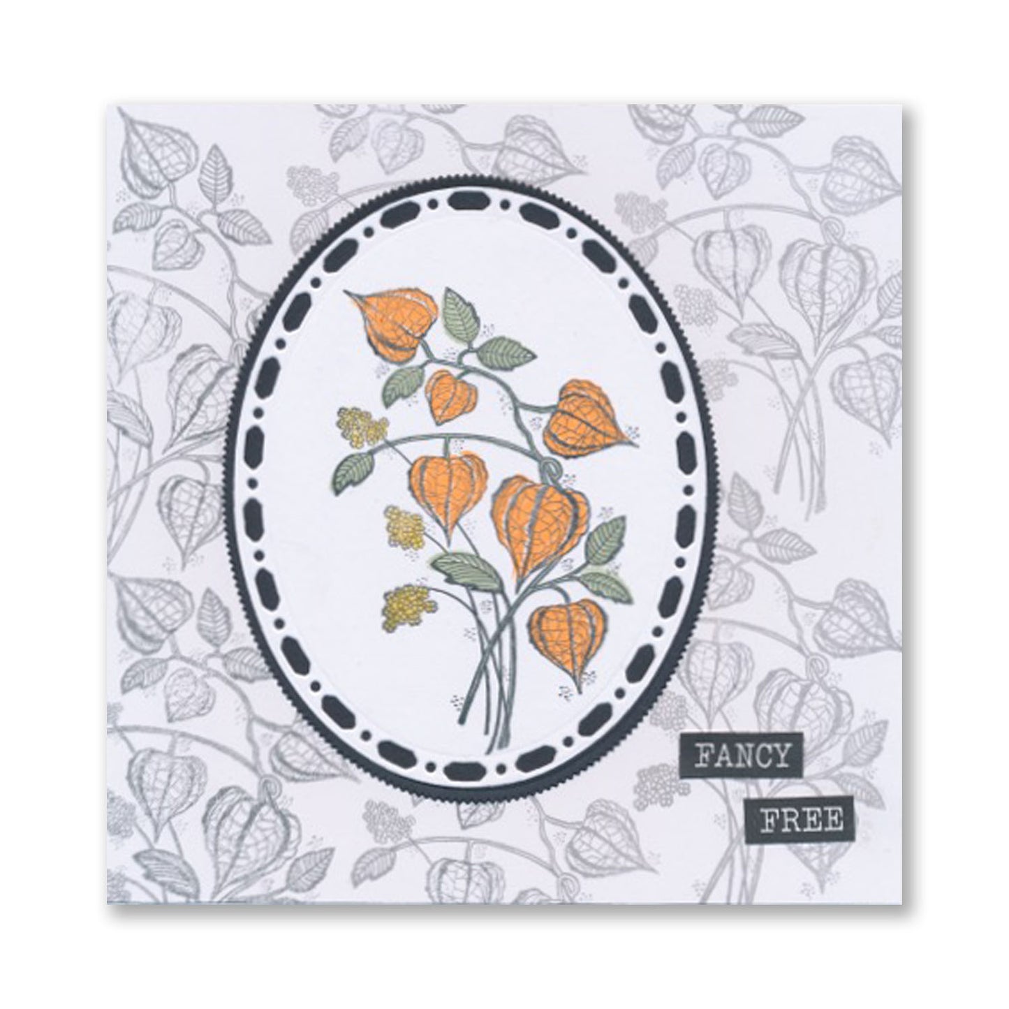Barbara's Chinese Lantern Spray A6 Stamp Set