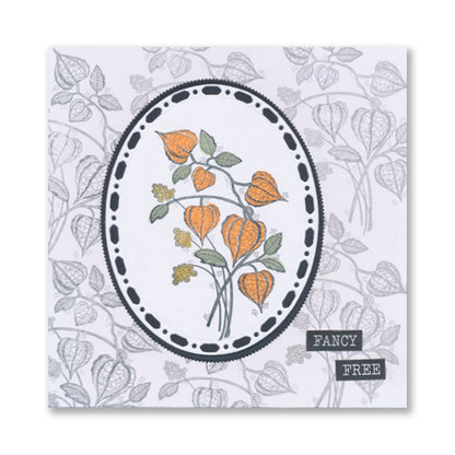Barbara's Chinese Lantern Spray A6 Stamp Set