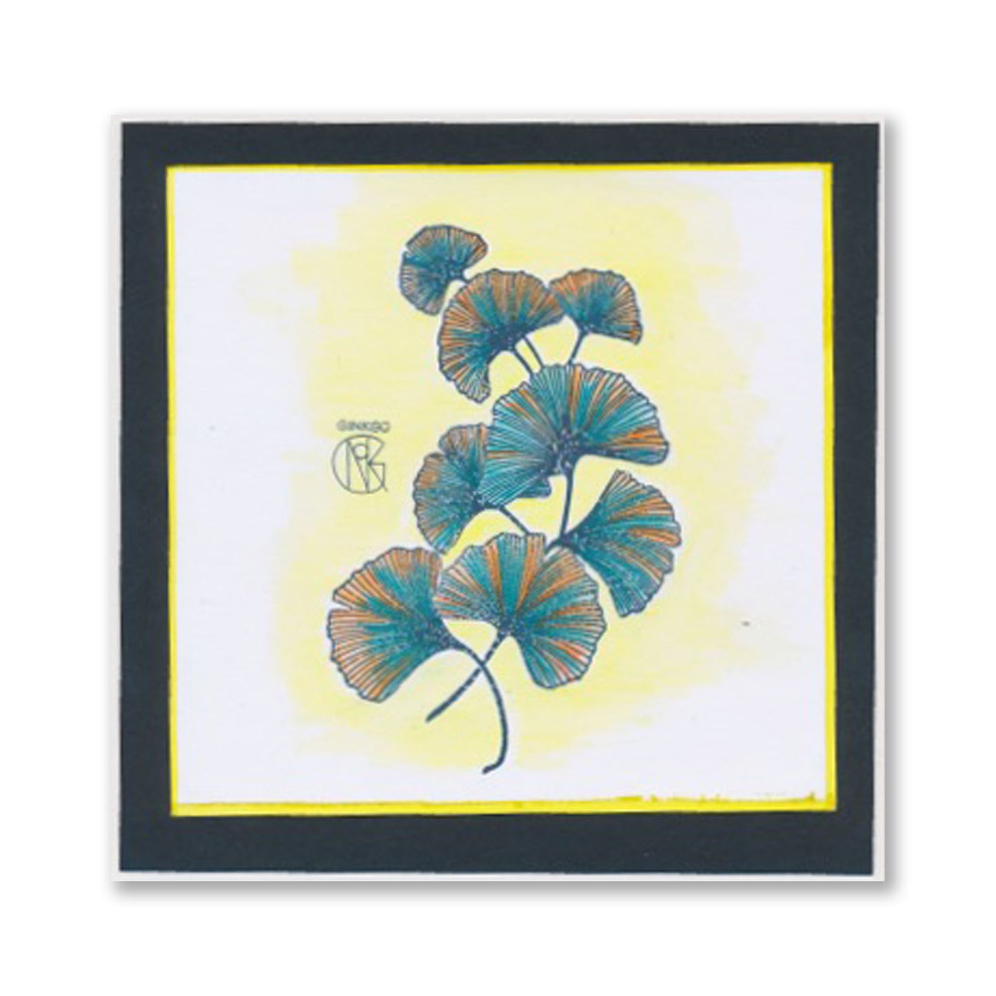 Barbara's Ginkgo Spray A6 Stamp Set