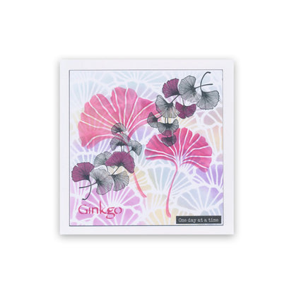 Barbara's Ginkgo Spray A6 Stamp Set